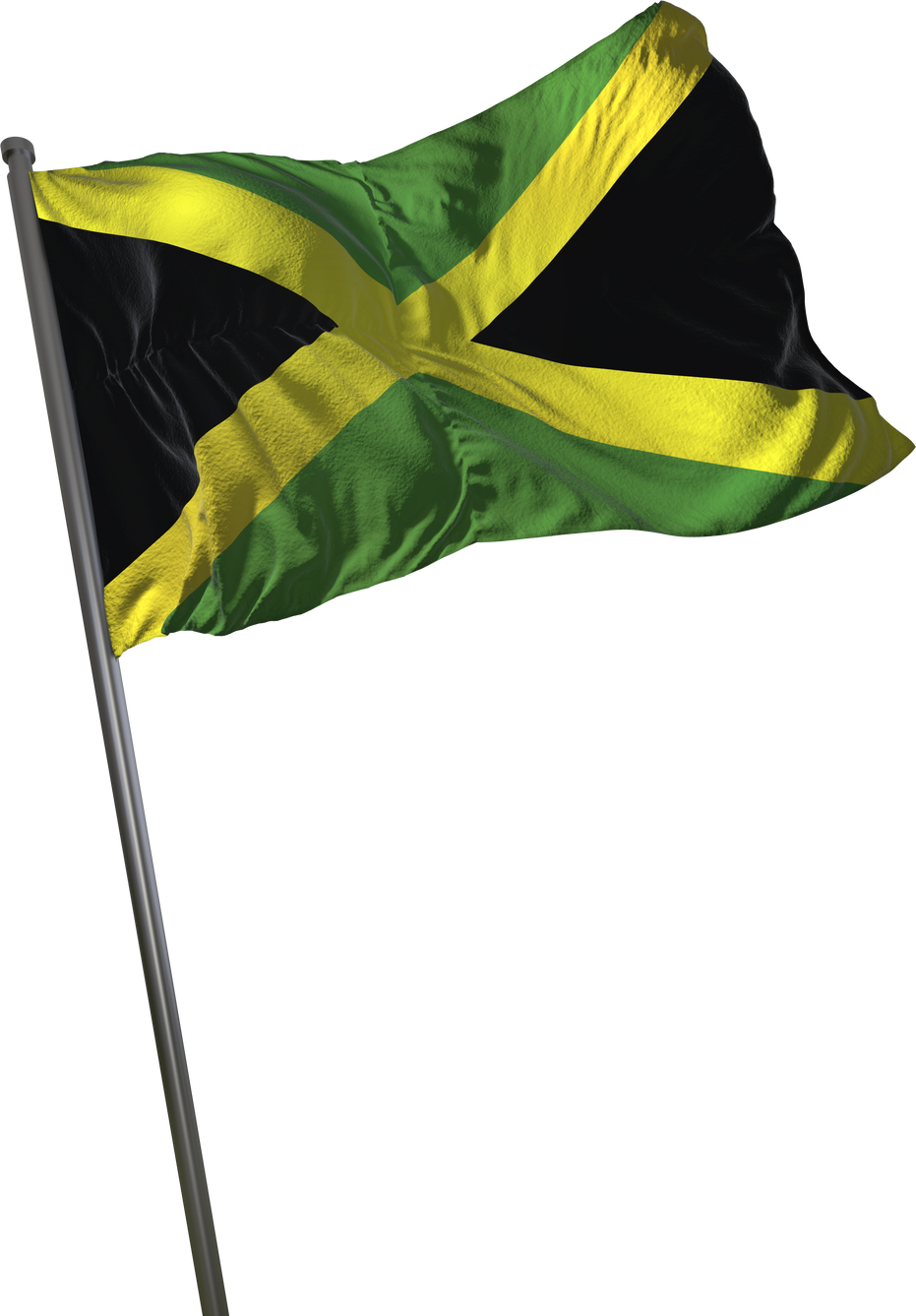 Jamaica Flag Waving